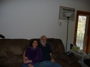 My gracious, stimulating hosts, Michelle & Mark